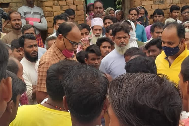 dispute of wall in sariya block giridih