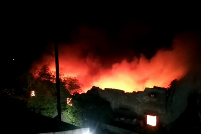 fire accident in yadadri bhuvanagiri disstrict