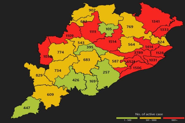 ରାଜ୍ୟରେ 3600 ଜଣ ଆକ୍ରାନ୍ତ ଚିହ୍ନଟ, ଖୋର୍ଦ୍ଧାରେ ସର୍ବାଧିକ