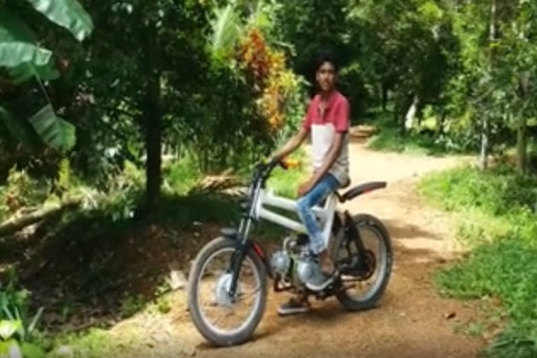 Passion drives a teenager to make a vehicle on his own