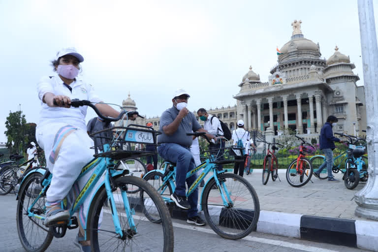 cylcle Rally in Bengalore