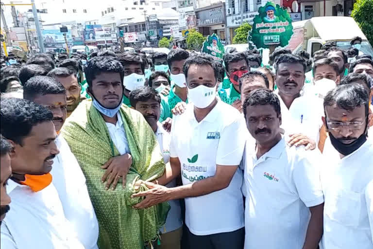 mr vijayabaskar wishes bjp annamalai