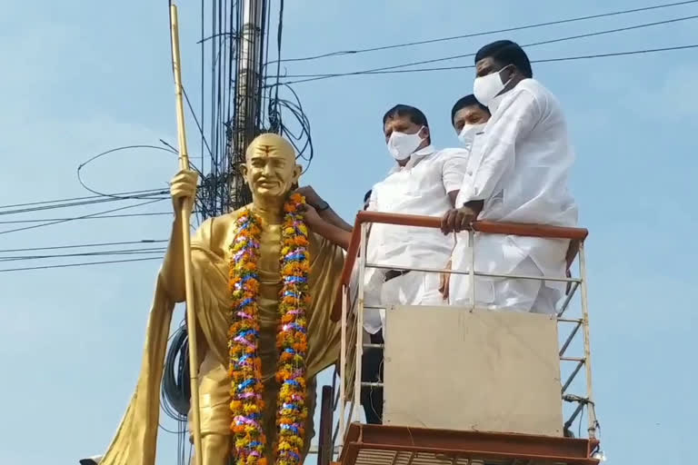 mahatma gandhi birth anniversary celebrations in miryalaguda nalgonda district