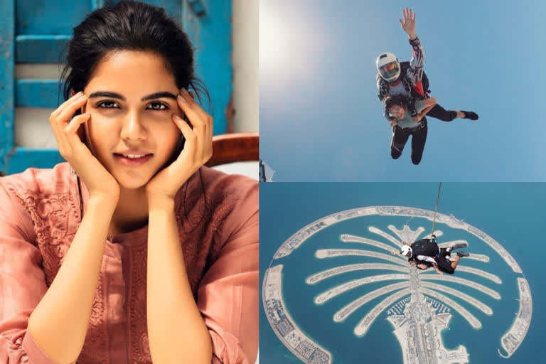 Kalyani Priyadarshan shares skydiving pictures  സ്കൈഡൈവിങ് ചിത്രങ്ങള്‍ പങ്കുവെച്ച് കല്യാണി പ്രിയദര്‍ശന്‍  കല്യാണി പ്രിയദര്‍ശന്‍  കല്യാണി പ്രിയദര്‍ശന്‍ സിനിമകള്‍  കല്യാണി പ്രിയദര്‍ശന്‍ വാര്‍ത്തകള്‍  കല്യാണി പ്രിയദര്‍ശന്‍ ഫോട്ടോകള്‍  Kalyani Priyadarshan films  Kalyani Priyadarshan news