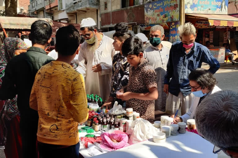 Unani medical camp organized at usmanpur in delhi