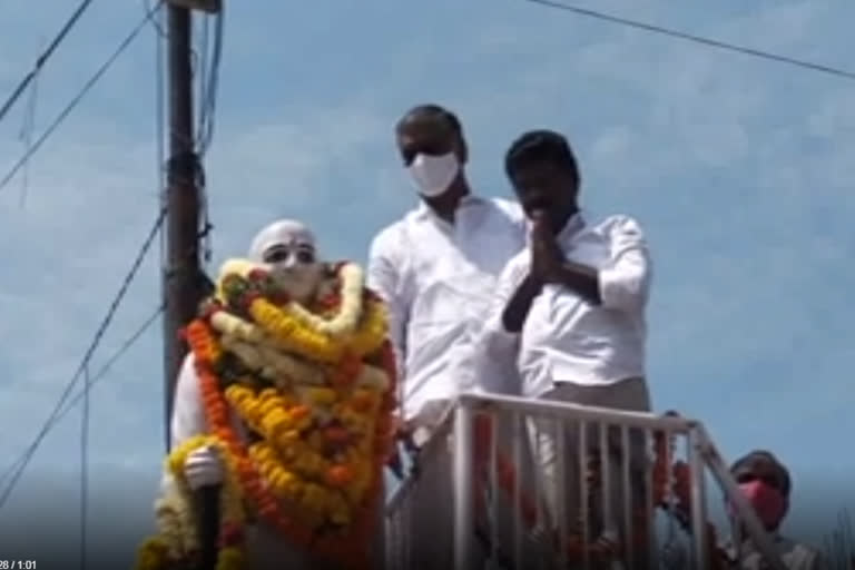 minister harish rao participated in gandhi jayanti celebrations at siddipet