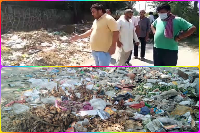 paprawat village people in problem due to not having garbage house