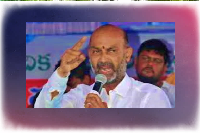 bandi sanjay fires on cm kcr