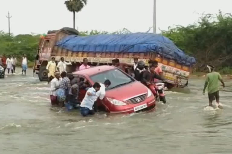 ఉద్ధృతంగా కొజ్జెపల్లి వాగు ప్రవాహం