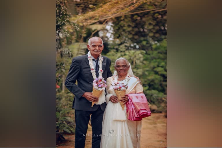 Grandparents' wedding photoshoot