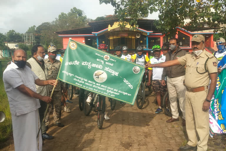 ಸೈಕಲ್ ಜಾಥಾ ಉದ್ಘಾಟನೆ