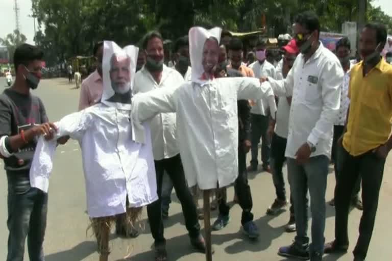 congress protest in bargarh