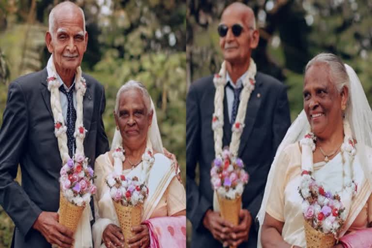 Grandfather's wedding photoshoot