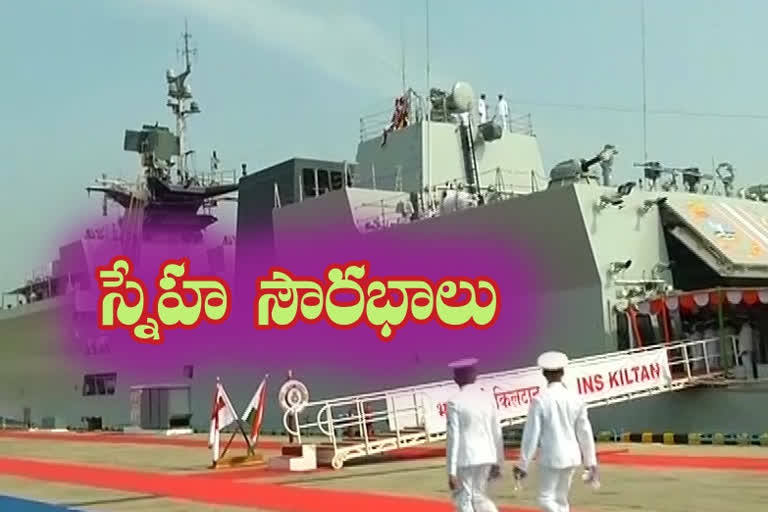 india, bangla unity ships  Maneuvers  in bay of bengal