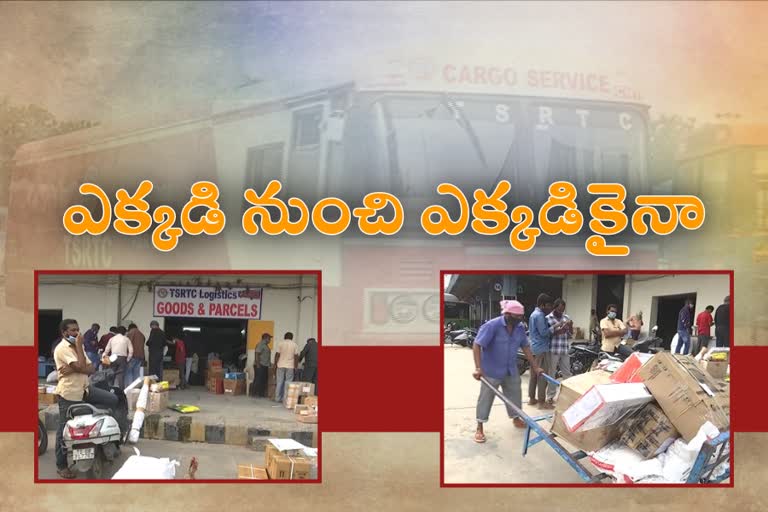 rtc corgo parcle corrier services in telanagana