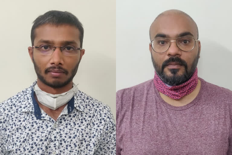 Drugs peddling allegation  Two arrested in Bangalore  കർണാടക മയക്ക് മരുന്ന് കേസ്  മയക്ക് മരുന്ന് കേസിൽ രണ്ട് പേർ അറസ്റ്റിൽ  കന്നട സിനിമ  കന്നട സിനിമ മയക്ക് മരുന്ന കേസ്  Drugs allegation  Bangalore Drugs allegation