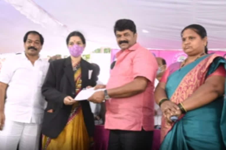 minister talasani srinivas yadav participated in mlc vote enrollment program