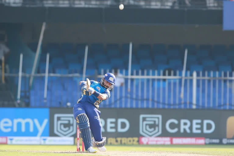 srh vs mi : Watch: Krunal Pandya Smashes 20 Off 4 Balls Against Siddarth Kaul In The 20th Over