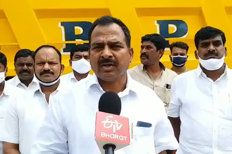 ts Lorry Owners Association thanks to mla Sudheer Reddy