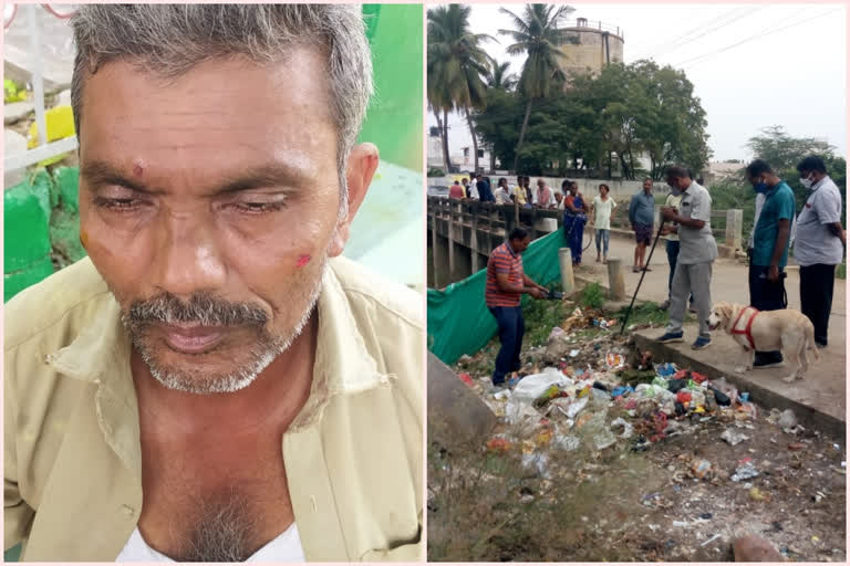 A bomb exploded in  dustbin at thakkellapadu