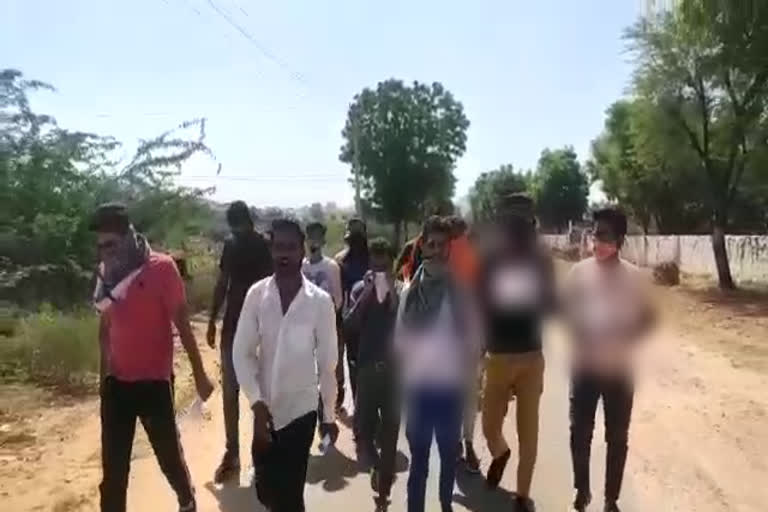 hathras gangrape,  silent protest in rajasthan