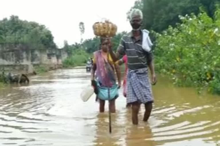 saluru constituency attacked with floods