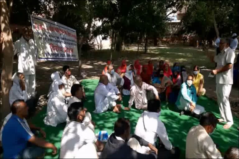 people protest against hathras gang rape in palwal