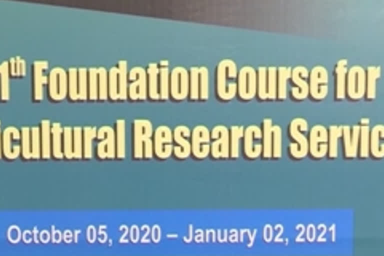 Foundation Course for Agricultural Research Service