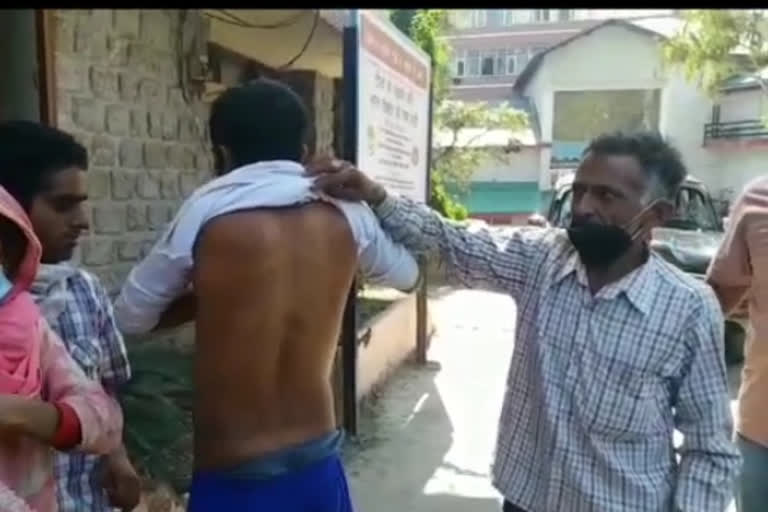 Young man brutally beaten