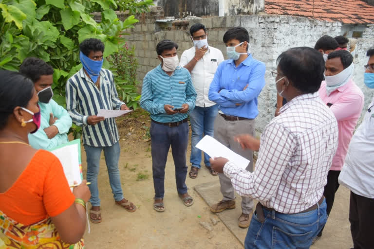 rajanna siricilla district collector visited the registration of assests dharani portal at field level