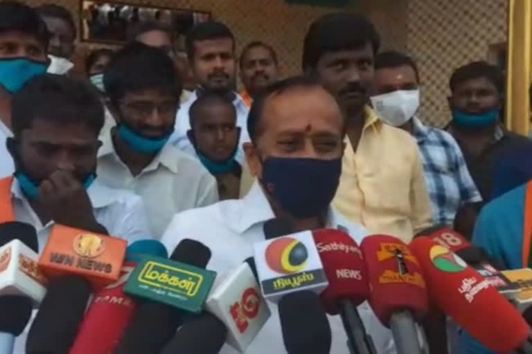 People do not believe the false propaganda of the DMK: H.raja