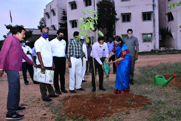 Green challenge Completed by yadadri bhuvanagiri collector