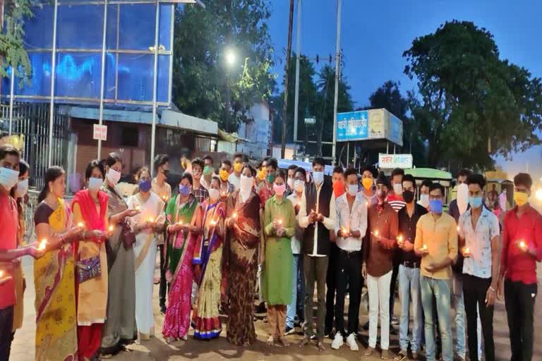 protest of Social workers in bemetara