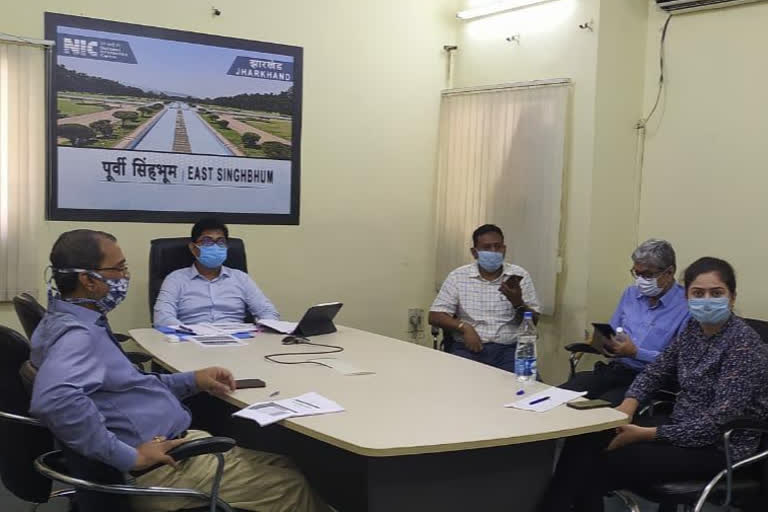 dc through video conferencing in jamshedpur