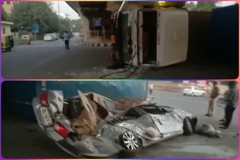 2 people killed in Lajpat Nagar in road accident