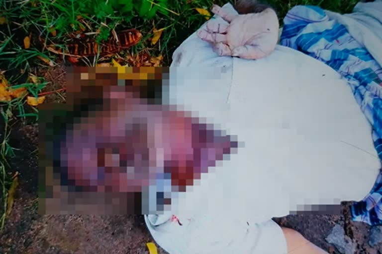 Recovery of unidentified elderly corpse with injuries