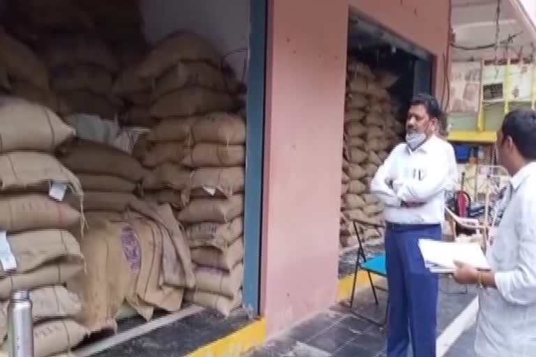 ration rice seized at Vijayawada krishna district