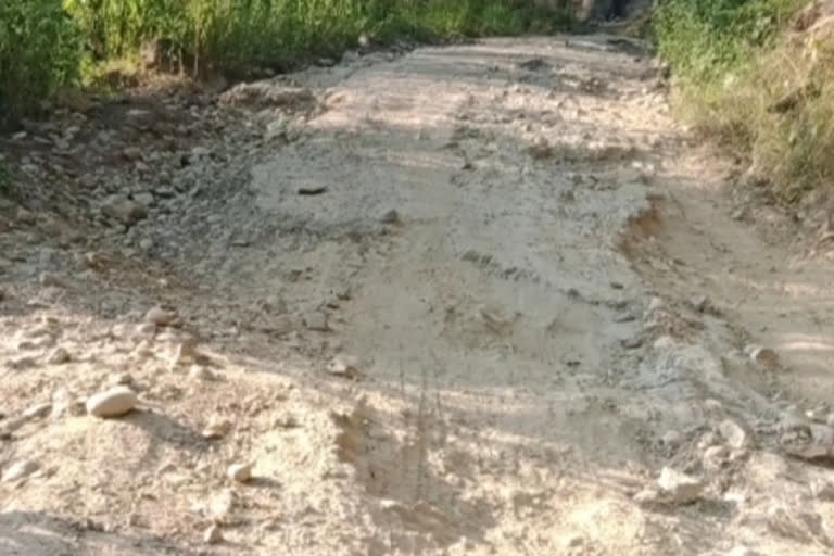 poor condition of road