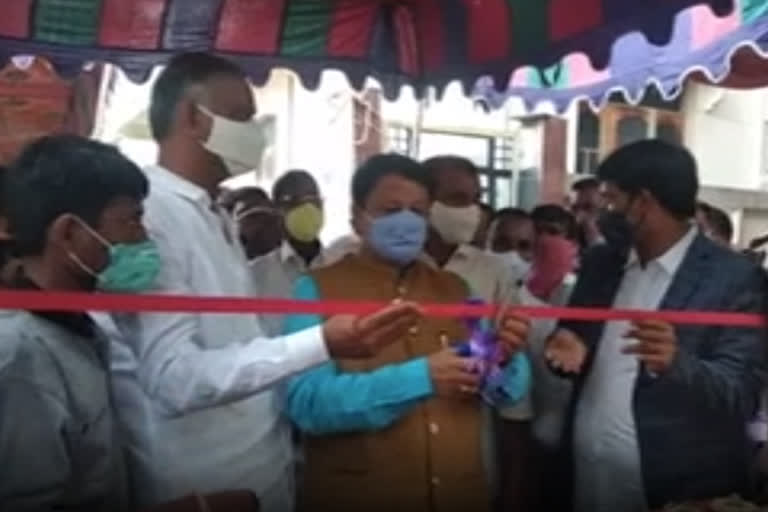 minister harish rao started falcon pumps servicing center in siddipet