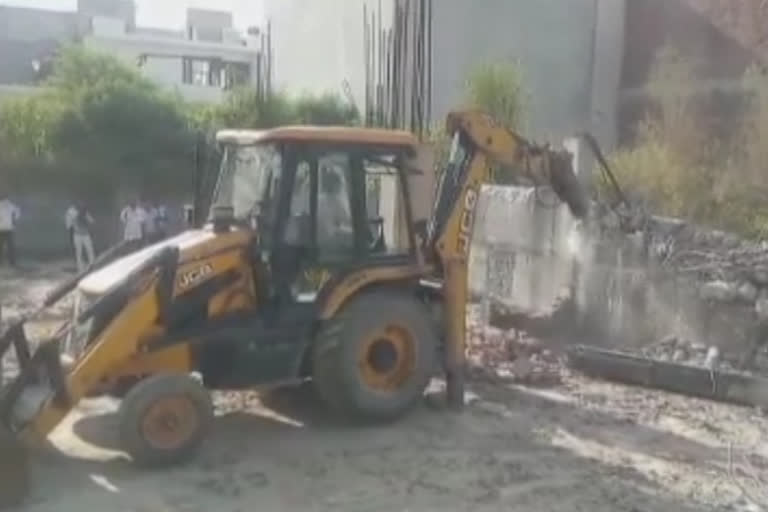 former co house demolished in rampur