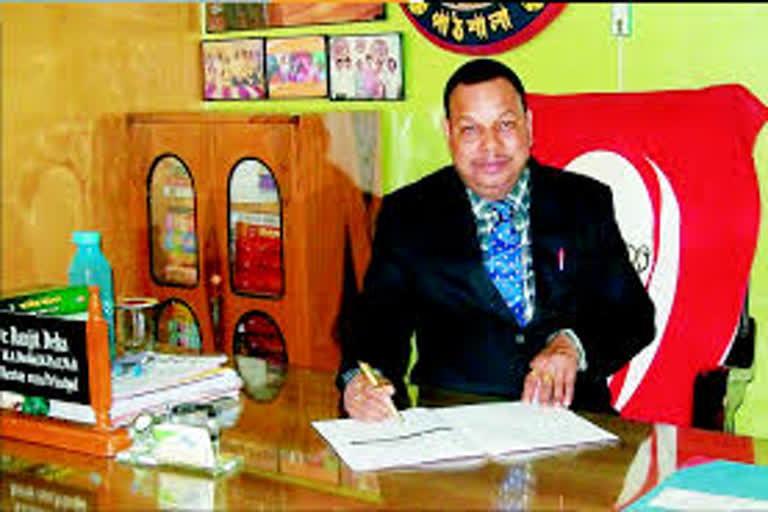 Dr Ranjit Deka Joined AGP Guwahati assam etv bharat news