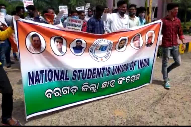 sambalpur universitys student against examination magegment