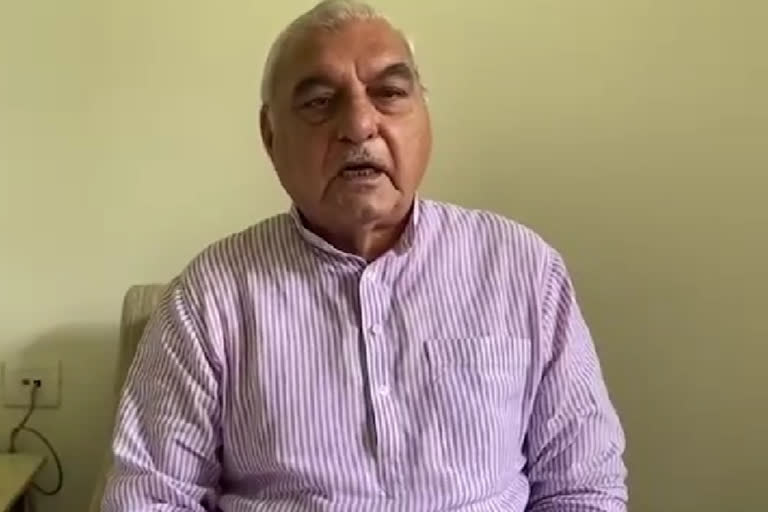 leader of opposition bhupinder hooda statement on jjp-bjp alliance government for paddy procurement