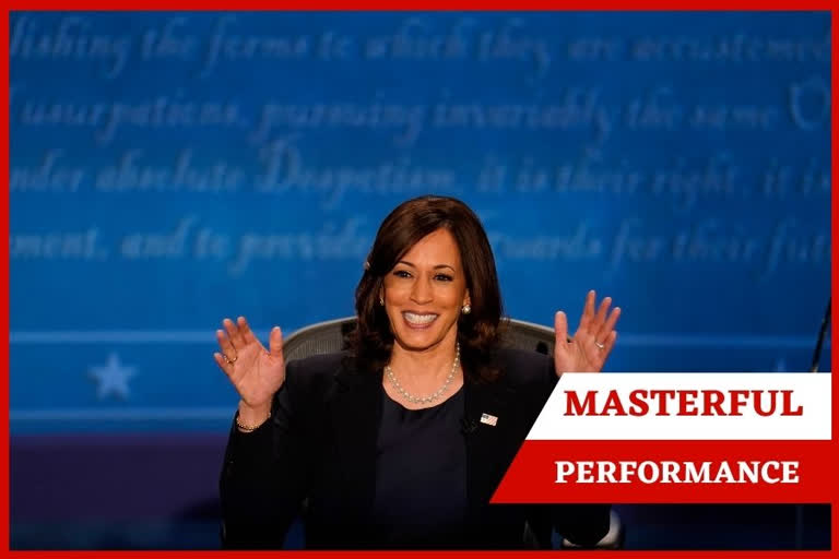 Kamala Harris hailed