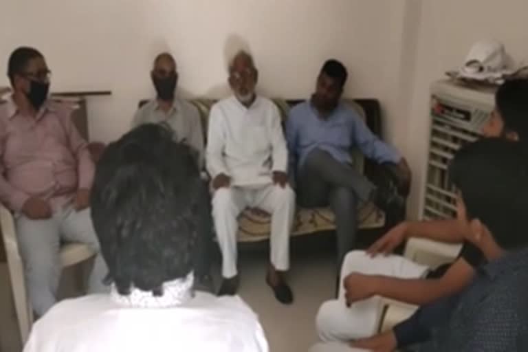 Meeting against Hathras murder case in Palwal