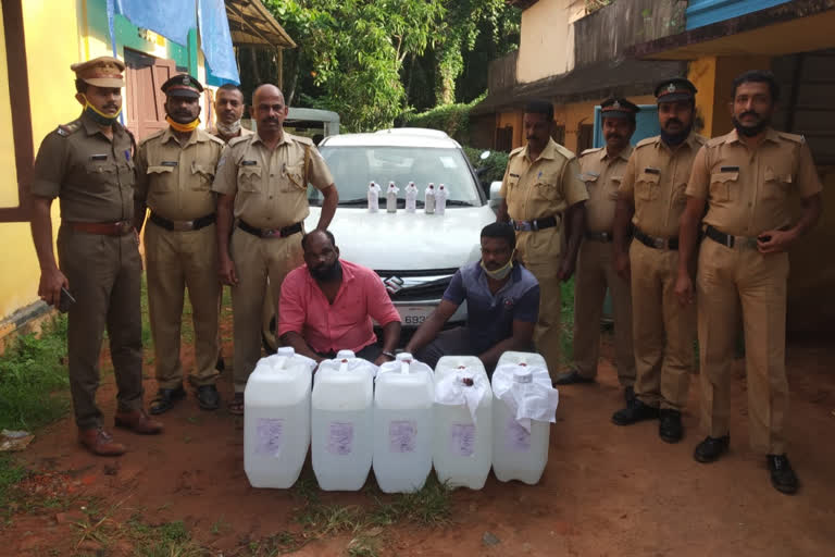 Excise dept seizes 160 litres