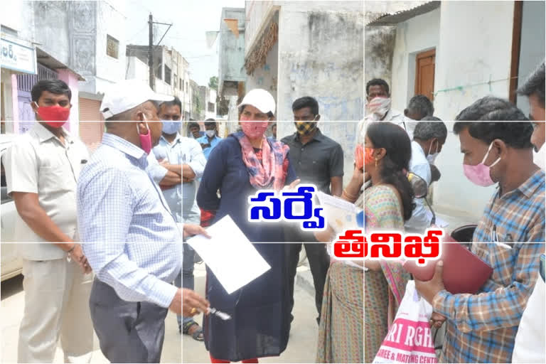 Narayana peta collector Inspection on Assets survey