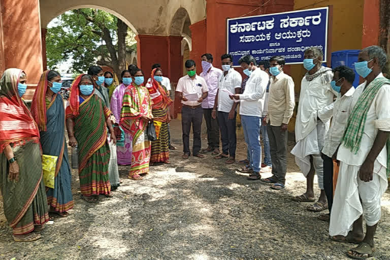 Protest in Lingasugur