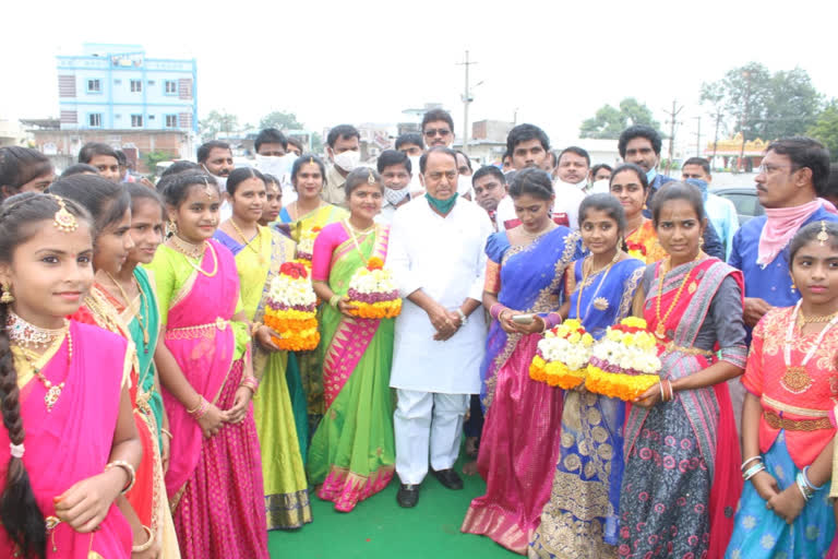 minister indrakaran spoke about bathukamma festival in telangana