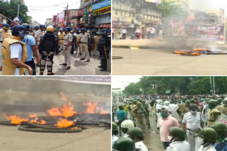 Violent protests erupt in Kolkata, Howrah during BJP's secretariat march